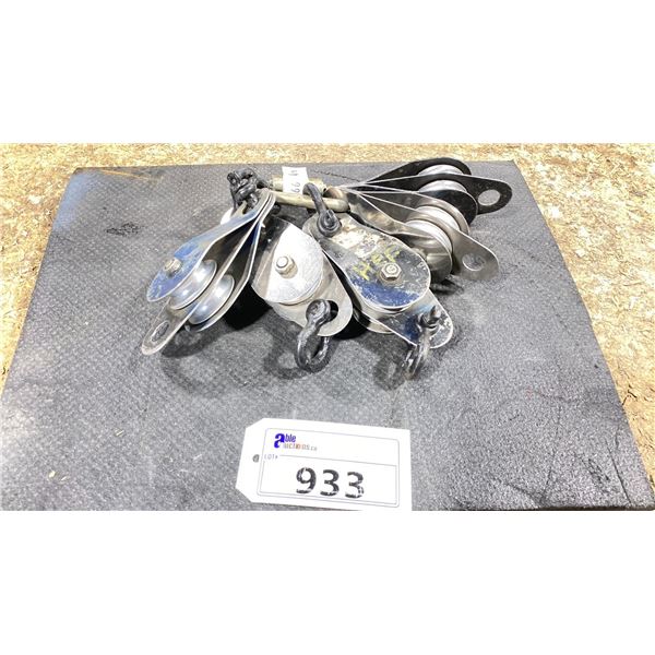 SET OF 10 RUSS ANDERSON 2  PULLEYS
