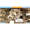 Image 2 : PLASTIC CRATE OF COMMERCIAL PRODUCTION 90 DEGREE BURTON CLAMPS *CRATE INCLUDED*
