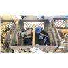 Image 2 : PLASTIC CRATE OF COMMERCIAL PRODUCTION BURTON CLAMPS ON PLATES / ANGLES *CRATE INCLUDED*