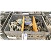 Image 2 : PLASTIC CRATE OF COMMERCIAL PRODUCTION 90 DEGREE / SWIVEL BURTON CLAMPS *CRATE INCLUDED*