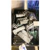 Image 2 : PLASTIC CRATE OF TLFI HAMMER ON PIPE JOINERS *CRATE INCLUDED*