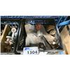 Image 2 : PLASTIC CRATE OF METAL RIG PLATES *CRATE INCLUDED*
