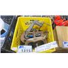 Image 2 : PLASTIC CRATE OF ASSORTED C-CLAMPS *CRATE INCLUDED*
