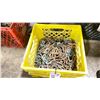 Image 2 : CRATE OF CHAIN 2' LENGTHS 2" LINKS *CRATE INCLUDED*