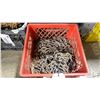 Image 2 : CRATE OF UNCUT CHAIN 2" LINKS *CRATE INCLUDED*