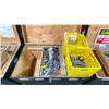 Image 2 : WOODEN PNEUMATIC TIRE COMMERCIAL MOBILE RIGGERS TRANSPORT BOX WITH ASSORTED RIGGING HARDWARE