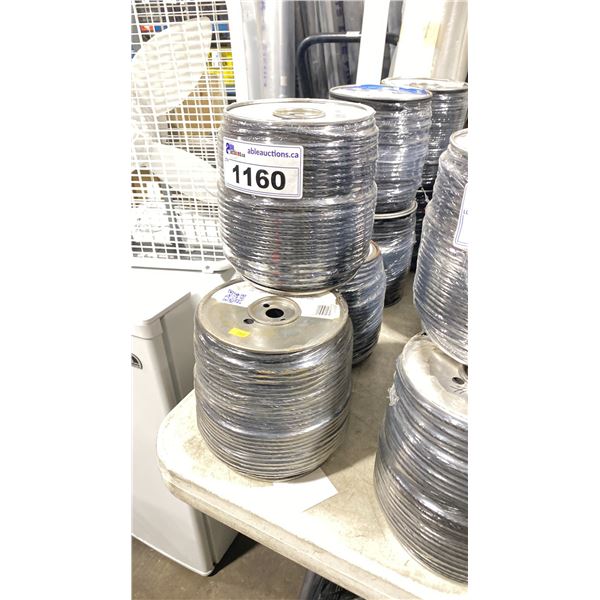 3 REELS OF BLACK COMMERCIAL PRODUCTION STAGE CORD