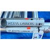 Image 2 : PAIR OF 10' ALUMINUM ACCESS LADDERS