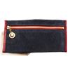 Image 7 : Gucci Navy Red Suede Leather Large NY Yankees Rajah Chain Tote Bag