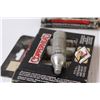 Image 3 : (9) CO2 Cartridges (New in Box), Camouflage Hunting Storage Bag, Folding Knife