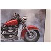 Image 2 : Harley Davidson Motorcycle Picture - 16" x 20"