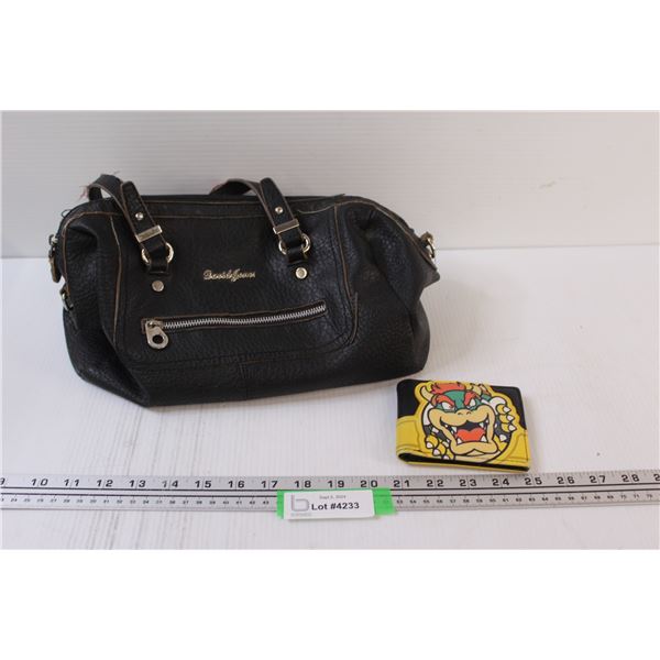 Bowser Wallet & Women's David Jones Purse (Some Wear)
