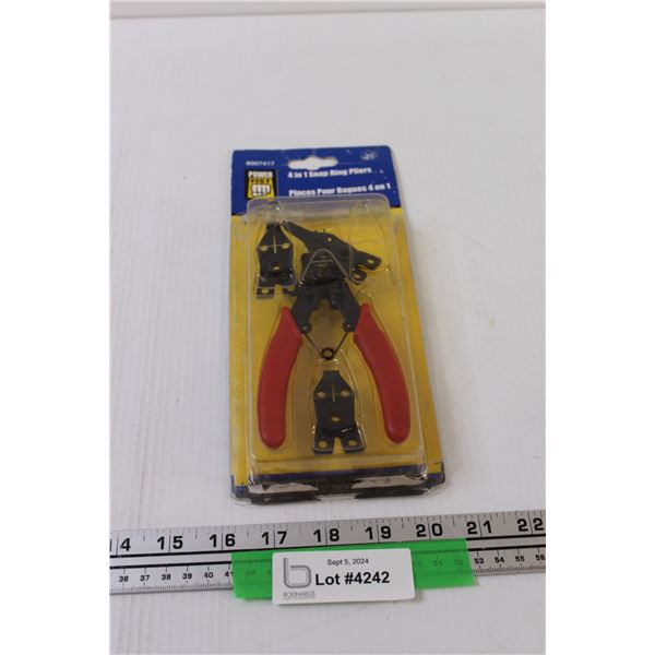 Power Fist 4 in 1 Snap Ring Pilers Set
