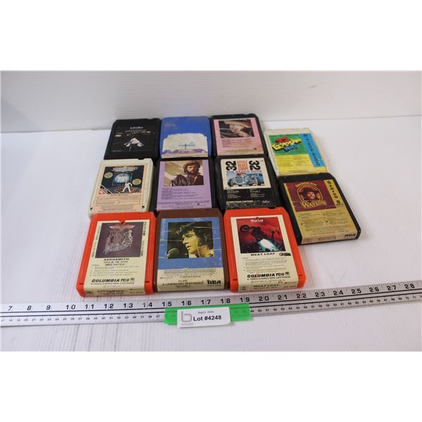 (11) Eight Tracks: Aerosmith, Elvis Presley, Meat Loaf, The Cars, Beach Boys, Misc.