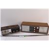 Image 1 : Telecrone & Viking Vintage Radio & Clock - Power On, as is