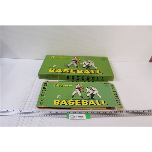 (2) Vintage Baseball Board Game - as is
