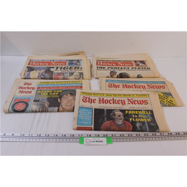 (5) Hockey News 1980's Editions Newspapers