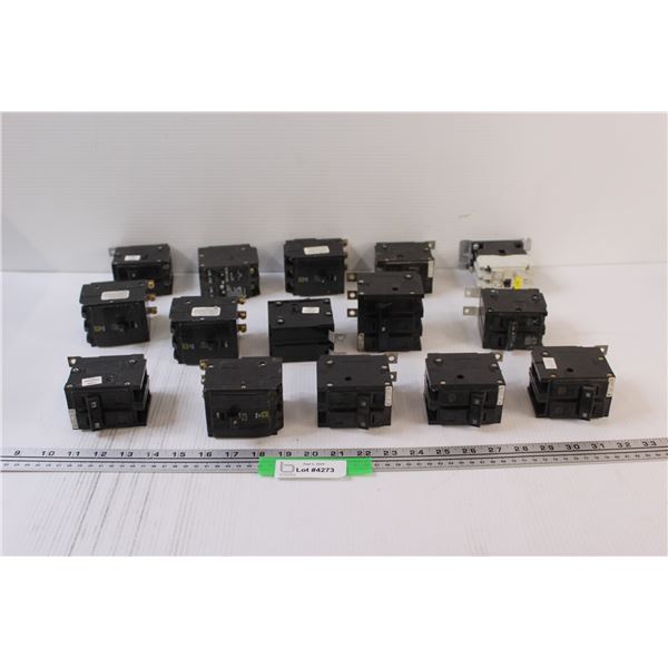 (15) Stab Loc & Siemens Breakers - As is