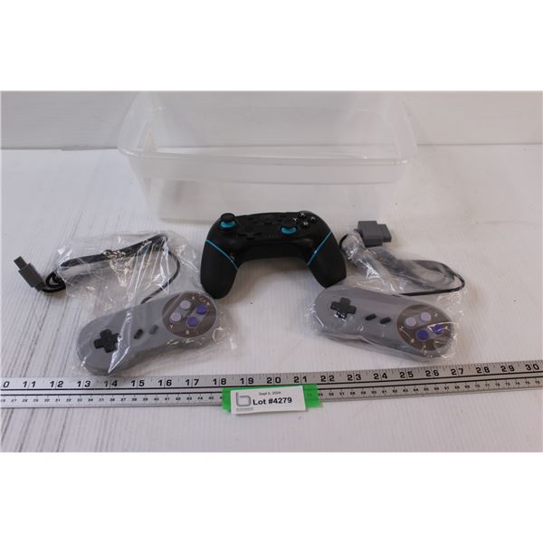 (3) Nintendo Off-Brand Controllers, as is