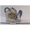 Image 1 : Ceramic Swan Clock - 8" x 6"