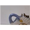 Image 3 : Ceramic Swan Clock - 8" x 6"