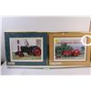 Image 1 : (2) Classic Tractor Picture in Frames (16" x 20"): Oliver & Emerson-Brantingham