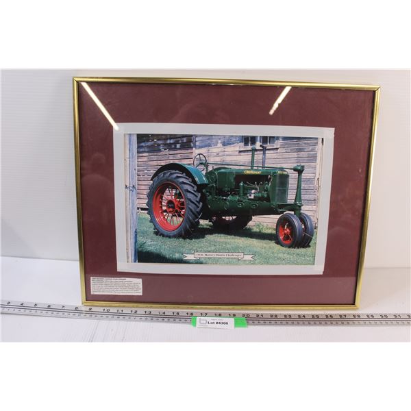 Classic Tractor Picture in Frame - 16" x 20" - Massey Harris