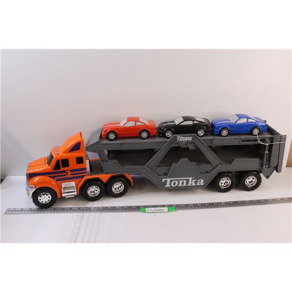 Tonka Car Hauler Toy - 32" x 8"
