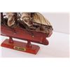Image 3 : HMS Bounty Wooden Sailboat - 9" x 9"