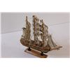 Image 4 : Wooden Carved Sailboat - 9" x 8"