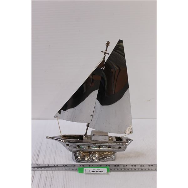 Metal Sailboat - 10" x 15"
