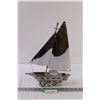 Image 1 : Metal Sailboat - 10" x 15"
