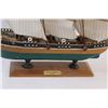 Image 3 : "Cutty Shark" Wooden Carved Sailboat - 20" x 16"