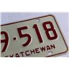 Image 2 : (2) 1971 & 1975 Saskatchewan License Plates