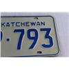 Image 3 : (2) 1972 & 1974 Saskatchewan License Plates