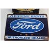 Image 3 : (3) Assorted Automotive Signs - Ford, Castrol Motor Oil and Chevrolet 12'' x 8''