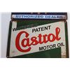 Image 4 : (3) Assorted Automotive Signs - Ford, Castrol Motor Oil and Chevrolet 12'' x 8''