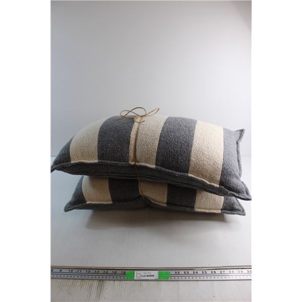 (2) Pillows 24'' x 14''
