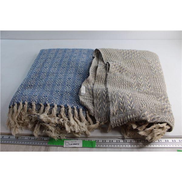 (2) Arkwright LLC Cotton Blankets