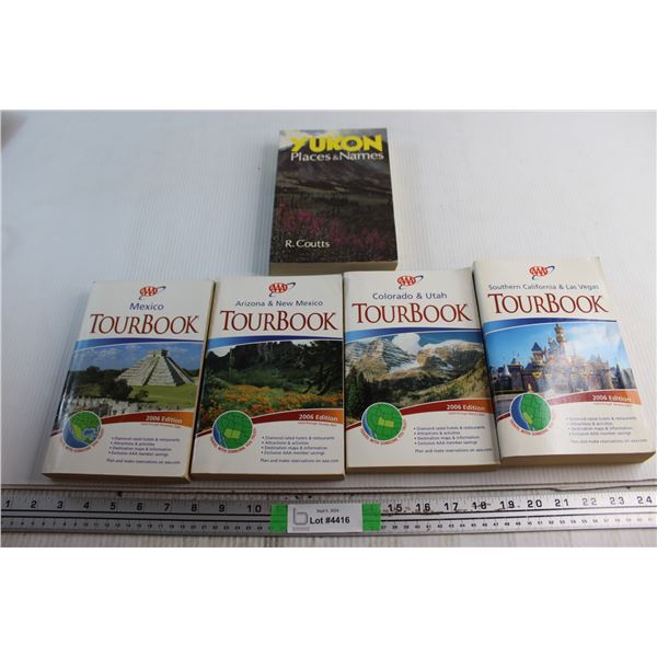 (5) Assorted Canada, US and Mexico Tour Books