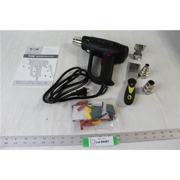 Industrial Heat Gun With Accessories - Tested Works Good