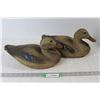 Image 1 : (2) Duck Decoys With Glass Eyes