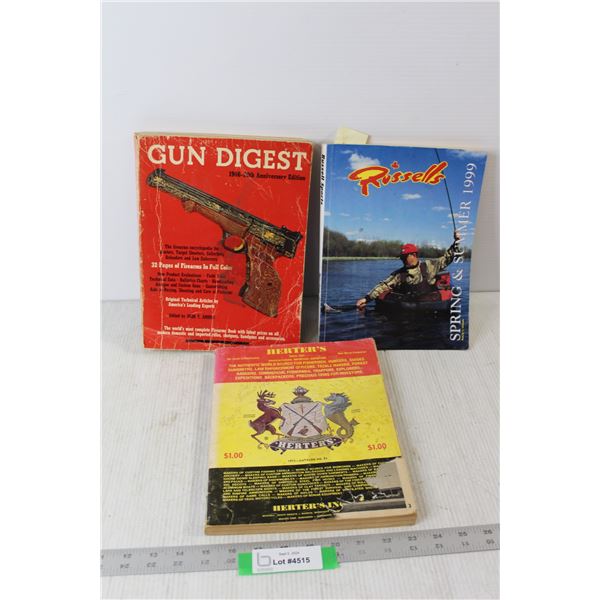 Gun Digest Book, Russel's Spring and Summer 1999 Book, Herter's Book