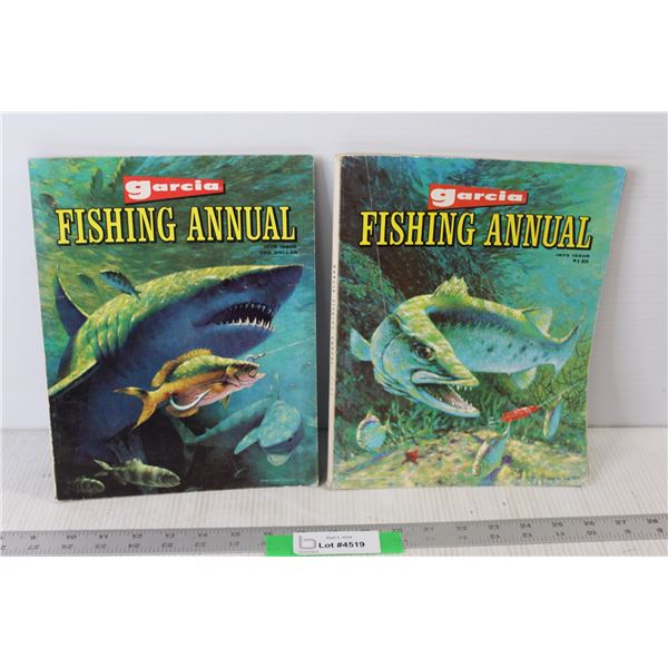 (2) Garcia Fishing Annual Books: 1973 and 1975