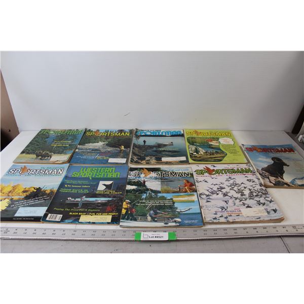 (9) Sportsman Magazines