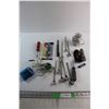 Image 1 : (2) Multi Tools, Dessert Spoons Set, Mug, Automatic Pencils and Assorted Items