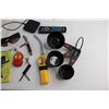 Image 4 : Measuring Spoons Set, (2) Multi Tools, Stove Lighter, (2) Assorted Sunglasses and Assorted Items