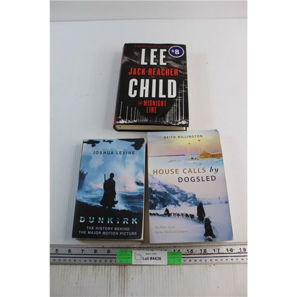 (3) Assorted Books - Dunkirk, The Midnight Line and House Calls