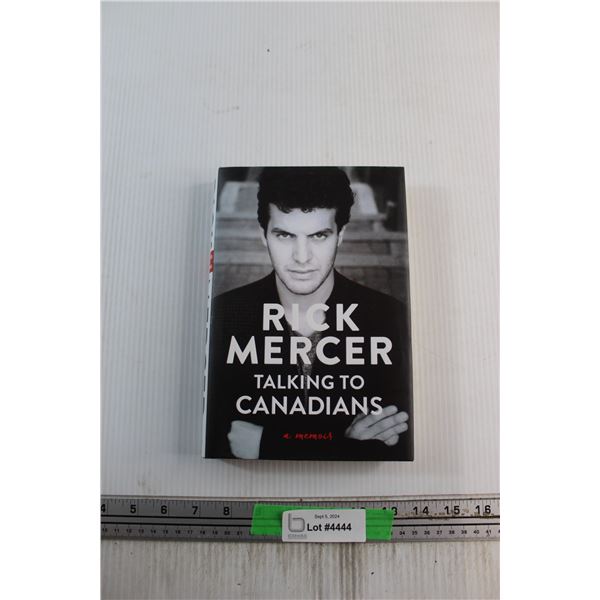 Rick Mercer Talking to Canadians Memoir