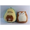 Image 2 : Squishmallow and Plush Toy - Avocado and Puppy